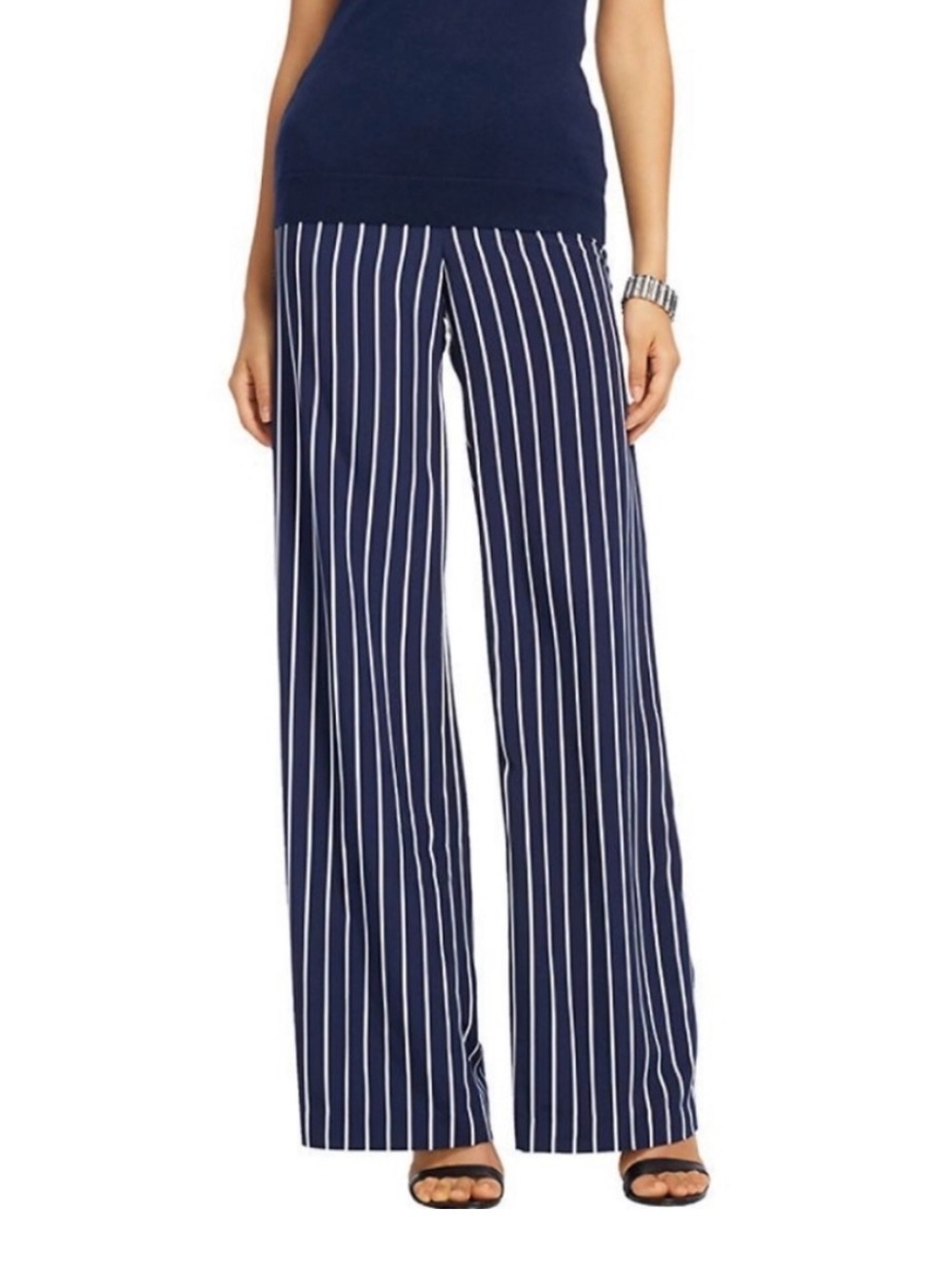 Robert Louis Striped Wide Leg Pants